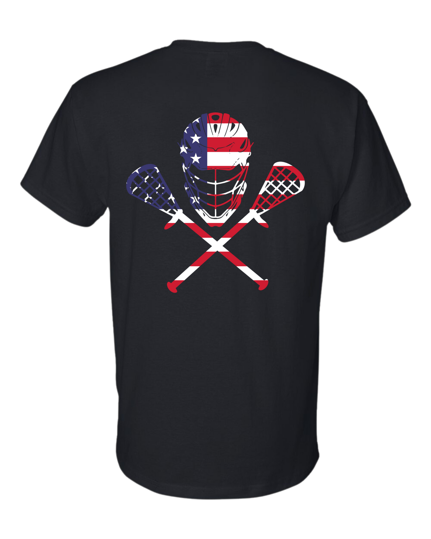 Kids 4th of July Laccrose T-shirt