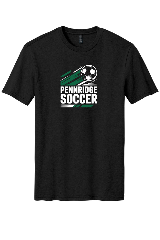Pennridge Soccer T-Shirt Adult (White/Black)
