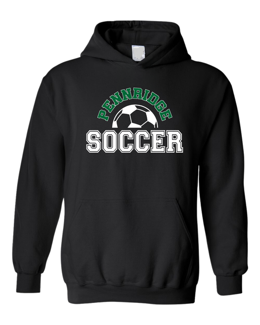 Adult Pennridge Black Soccer Sweatshirt