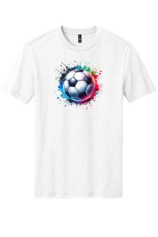 Soccer Splash Color Adult White