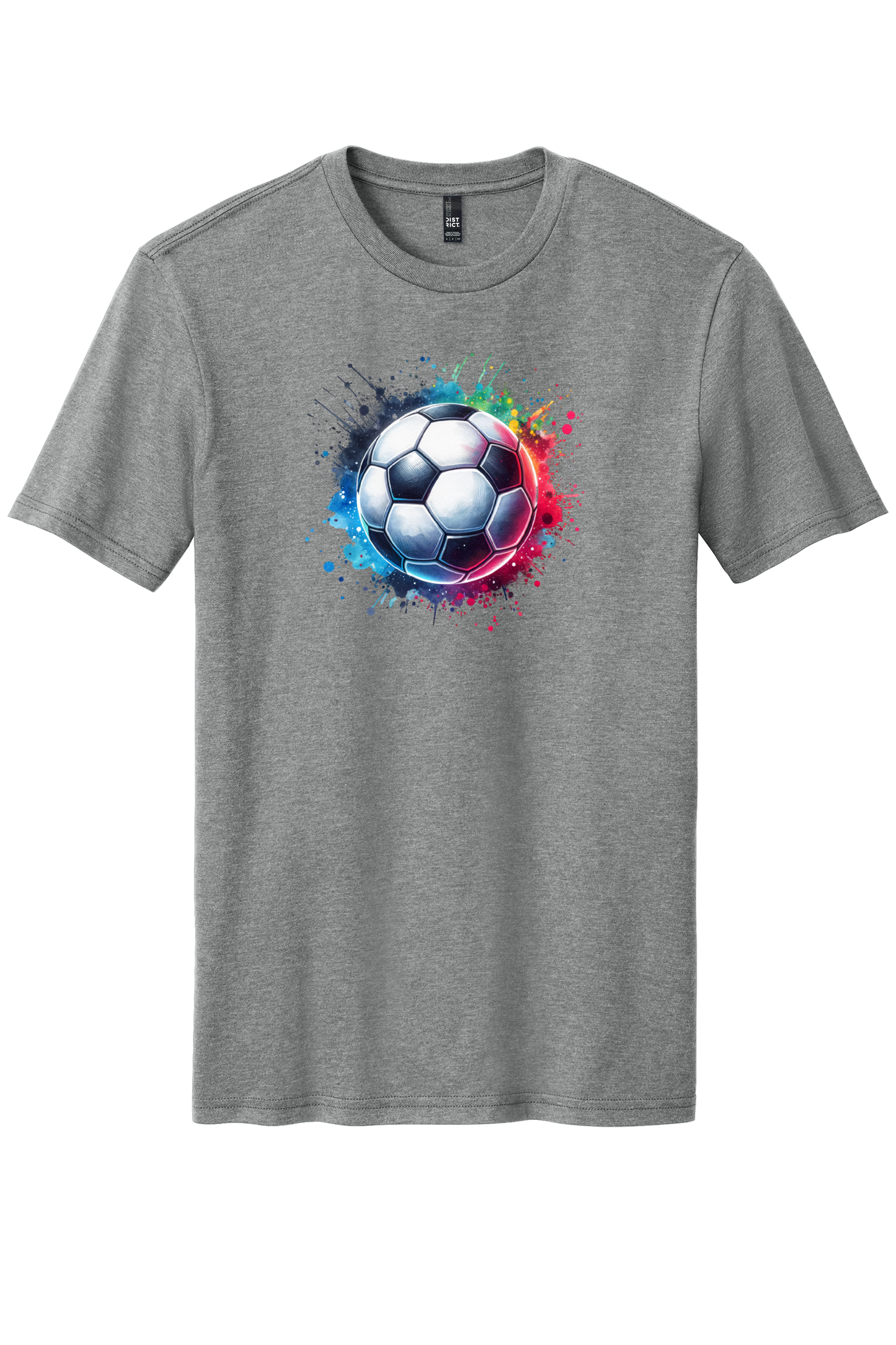 Soccer Color Splash Youth Grey