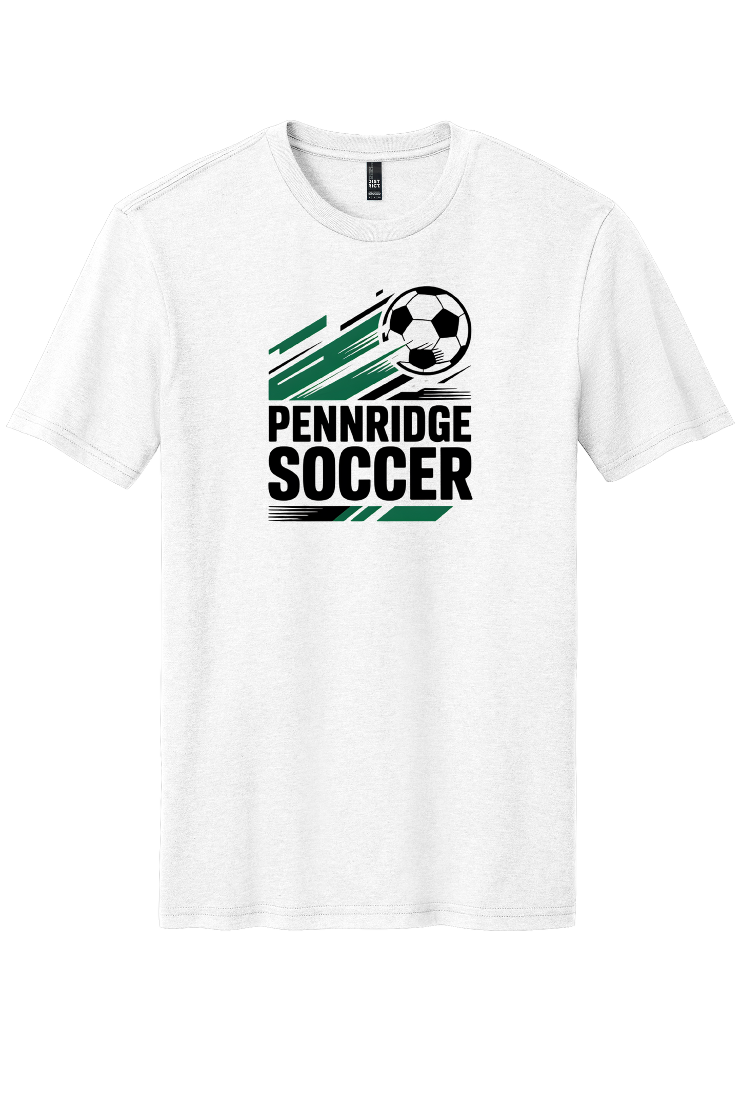Pennridge Soccer T-Shirt Youth (White/Black)