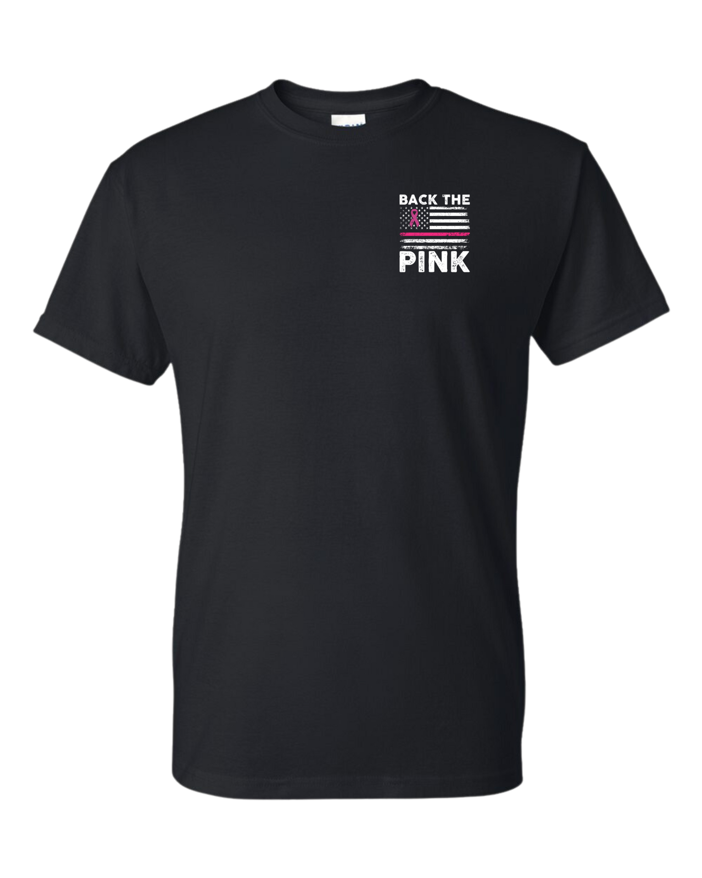 In October we Wear Pink Youth Black T-Shirt