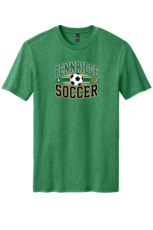 Retro Pennridge Soccer T-Shirt Youth (White/Green/Black)