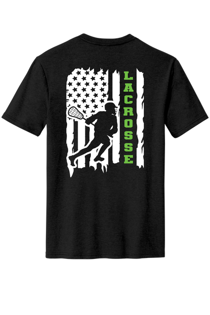 Laccrose Relax Flag Adult T-Shirt