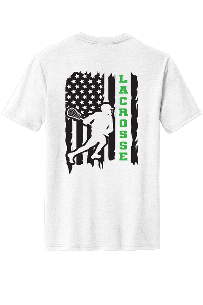 Laccrose Relax Flag Adult T-Shirt